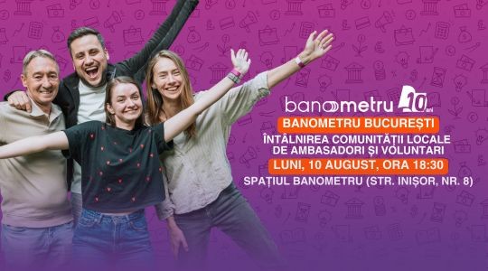 Banometru București: Întâlnirea comunității de ambasadori și voluntari