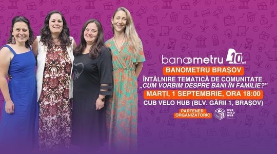 Banometru Brașov: Întâlnire tematică de comunitate: Cum vorbim despre bani în familie?