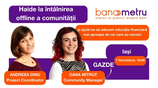 Întâlnire offline de (re)conectare a comunității Banometru