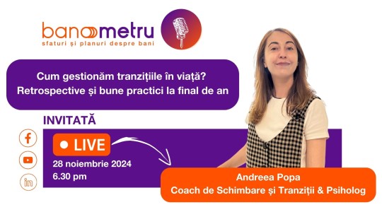 Cum gestionǎm tranzițiile in viațǎ? Retrospective şi bune practici la final de an