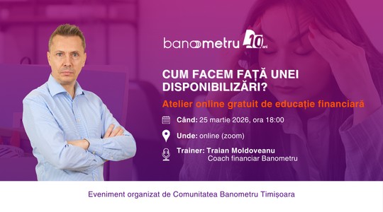 Banometru Timișoara: Atelier „Cum facem față unei disponibilizări?”