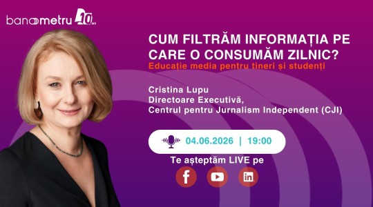 Cum filtrăm informația pe care o consumăm zilnic? Educație media pentru tineri și studenți
