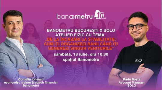 Banometru București: Atelier fizic cu tema „De la încasări la stabilitate”